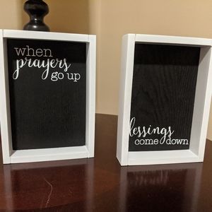 Prayers and Blessings Wooden Decor